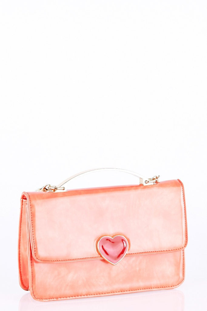 ADA Crossbody Handbag With Heart Detail